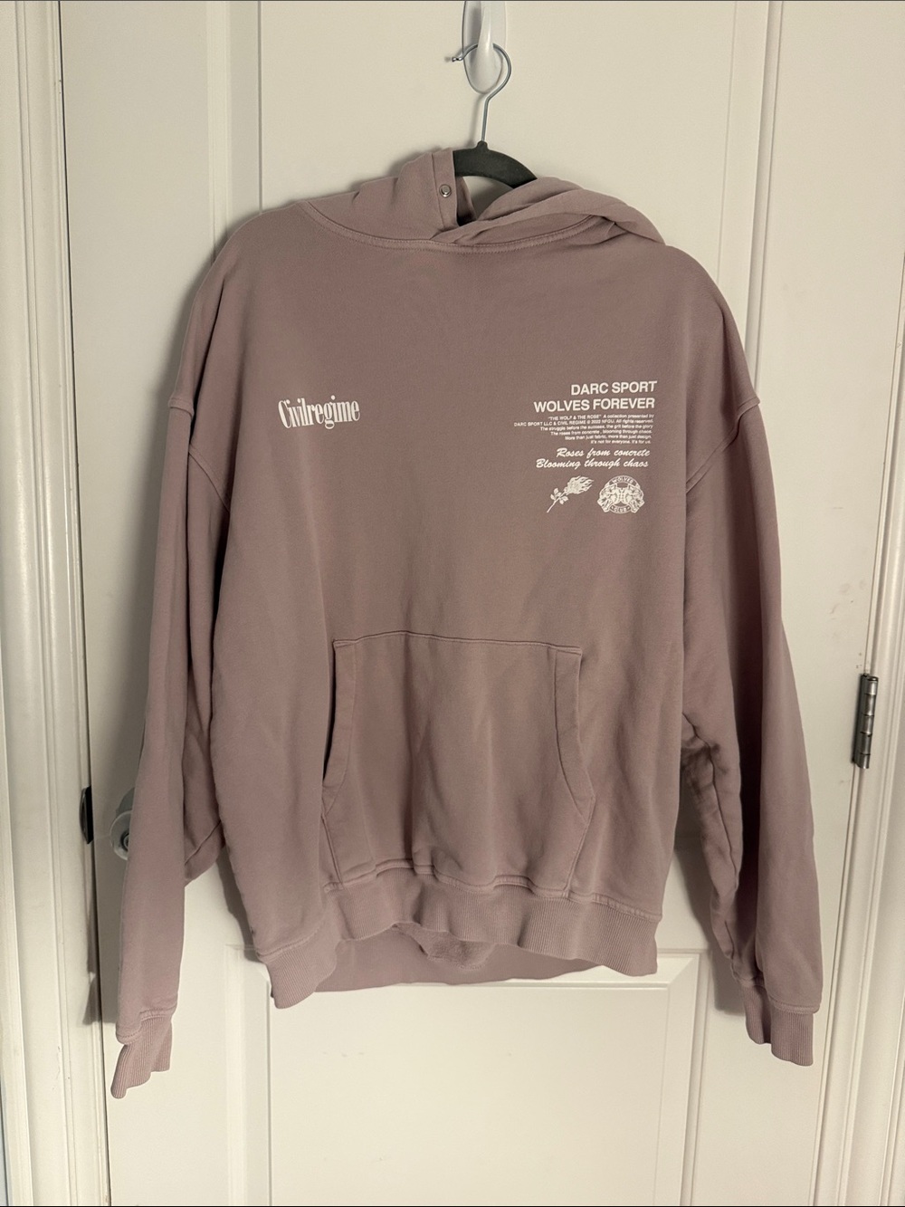Darc Sport Hoodie in Dusty Mauve